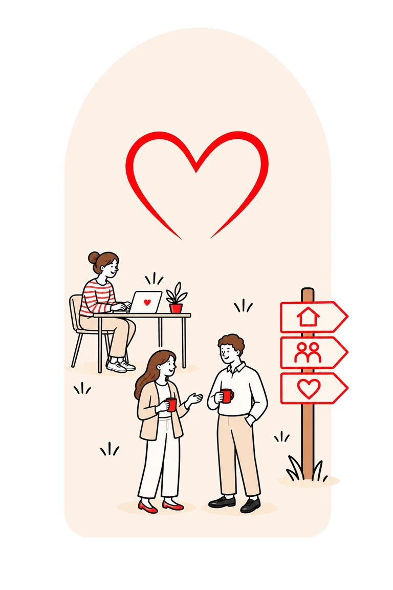 Illustration zu Karriere bei der AWO